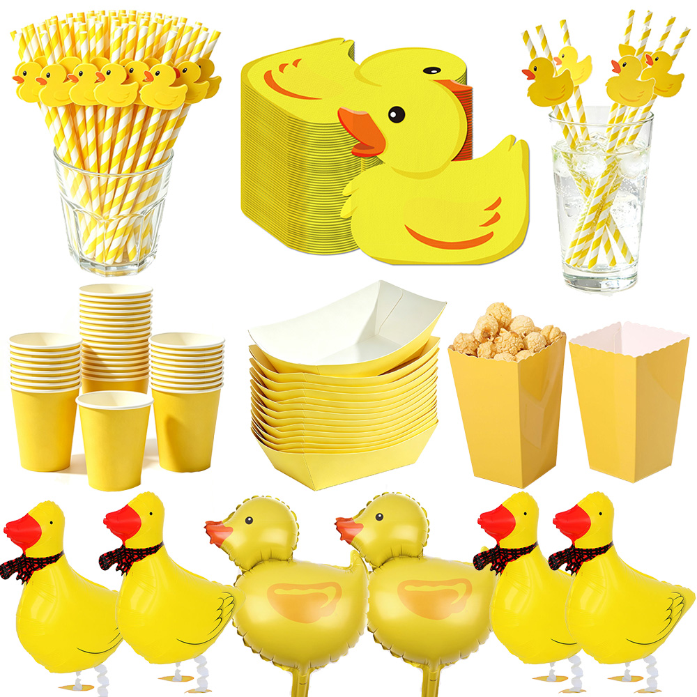 Baby Food Yellow - Tovaglioli a Forma di Anatra Gialla,