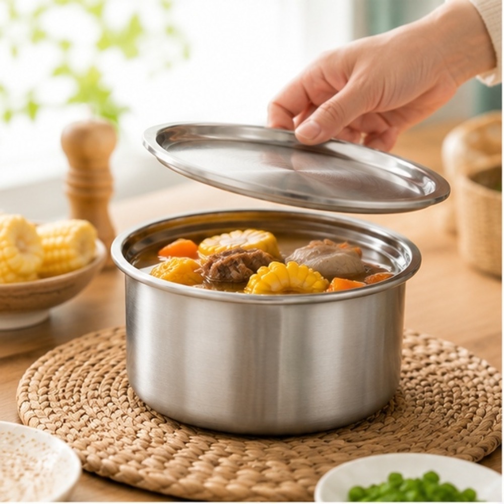 Baby Food Universe - Ciotola in Acciaio Inossidabile 304 con