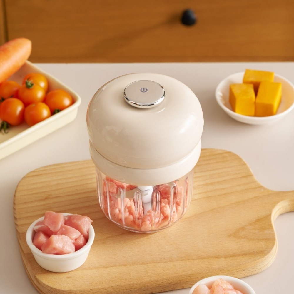 Baby Food Chopper - Tritatutto Elettrico per Aglio 350ml, Ricarica