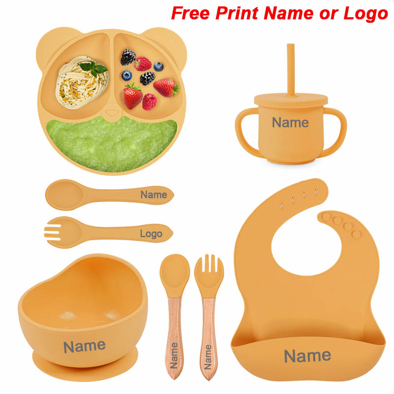 Baby Food Universe - Set di alimentazione in silicone per