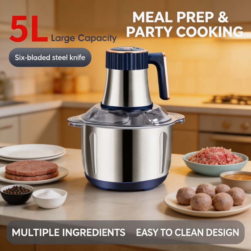 Tritacarne Elettrico da 5L in  - Baby Food Chopper recensione e prezzo